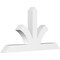 Ekena Millwork Richland Architectural Grade PVC Gable Bracket, 48"W x 26"H x 4"D x 4"F, 13/12 Pitch GBP048X26X0404RIC00 - alternate 1